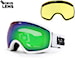Snowboardové brýle Horsefeathers Knox white | mirror green 2024