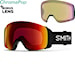Gogle snowboardowe Smith 4D Mag black | cp sun red mirror+cp storm yellow flash 2024