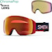 Gogle snowboardowe Smith 4D Mag crimson glitch hunter | cp everyday red mirror+cp storm yellow flash 2024