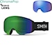 Gogle snowboardowe Smith 4D Mag S black | cp sun green mirror + cp storm blue sensor mirror 2024