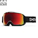 Snowboard Goggles Smith Grom black | red sol-x 2024