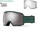 Snowboard Goggles Smith Squad alpine green | cp sun platinum mirror+clear 2024
