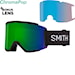 Gogle snowboardowe Smith Squad XL black | cp sun green mirror+cp storm rose flash 2024
