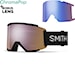 Snowboardové okuliare Smith Squad XL black | cp everyday rose gold mirror+cp storm blue sensor mirror 2025