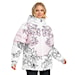 Roxy X Rowley Puffer bright white laurel floral
