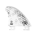 Ronix Fiberglass Fin-S 2.0 - Blueprint - Center Surf Fin white