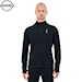T-shirt Mons Royale Cascade Merino Flex 200 1/4 Zip black 2023