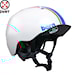 Bike Helmet Bern Nino DVRT satin white racing stripe 2025