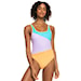 Roxy Colorblock Party One Piece bachelor button