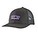 Šiltovka Patagonia P-6 Logo Trucker Hat forge grey 2024
