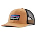 Czapka z daszkiem Patagonia P-6 Logo Trucker Hat grayling brown 2024