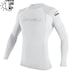 Lycra O'Neill Basic Skins L/S Rash Guard white 2025