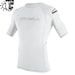 Lycra O'Neill Basic Skins S/S Rash Guard white 2024