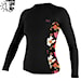 Lycra O'Neill Wms Side Print L/S Rash Guard black/bluemchen 2024