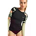 Roxy SS Lycra Printed anthracite island escape