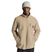 Hoodie Burton Cinder FZ summit taupe 2024