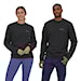 Patagonia Fitz Roy Icon Uprisal Crew Sweatshirt ink black