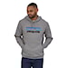 Patagonia P-6 Logo Uprisal Hoody gravel heather