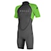 Wetsuit O'Neill Reactor II 2 mm BZ S/S Spring graphite/dayglo 2022