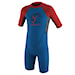 Neopren O'Neill Toddler Reactor Boys II 2 mm Back Zip S/S ocean/graphite/red 2024