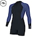 O'Neill Wms Hyperfreak 2/1.5 Front Zip L/S Spring carbon/lilly