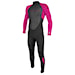 Wetsuit O'Neill Youth Reactor II BZ 3/2 Full black/berry 2022