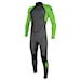 Wetsuit O'Neill Youth Reactor II Back Zip 3/2 Full graphite/dayglo 2023