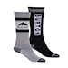 Snowboard Socks Burton Kids Weekend Midweight 2Pk true black 2025