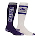 Snowboard Socks Burton Weekend Midweight 2Pk imperial purple 2025