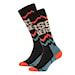 Snowboard Socks Horsefeathers Mitzi Youth black/red clay 2025