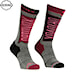 ORTOVOX Free Ride Long Socks Women's mountain rose