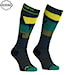 Podkolienky ORTOVOX Freeride Long Socks Cozy Men's black steel 2025