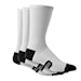 Ponožky Fox Level Up Crew Sock 3 Pack white 2023