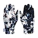 Snowboard Gloves Roxy Hydrosmart Liner true black black flowers 2023