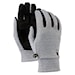 Snowboard Gloves Burton Touch N Go Liner grey heather 2025