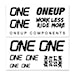 Stickers OneUp Decal Kit Handlebar black