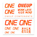 Stickers OneUp Decal Kit Handlebar orange