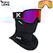 Snowboard Goggles Anon Nesa black | perceive sunny red+p.cloudy burst 2026