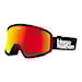 Snowboardové brýle Horsefeathers Huck black | mirror red 2026