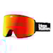 Snowboardové brýle Horsefeathers Lynx black | mirror red 2026