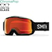 Snowboard Goggles Smith Grom black | chromapop everyday red mirror 2025