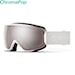 Snowboard Goggles Smith Moment white vapor | cp sun platinum mirror 2025