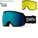 Snowboardové okuliare Smith Squad black | cp sun blue mirror+yellow 2025