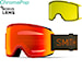 Snowboardové okuliare Smith Squad ironwood | cp ed red mirror+yellow 2025