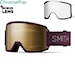 Snowboardové okuliare Smith Squad mystic | cp sun black gold mirror+clear 2026