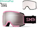 Snowboardové okuliare Smith Squad proper pink | cp sun platinum mirror+clear 2025