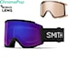 Snowboardové okuliare Smith Squad XL black | cp ev violet miror+cp storm amber 2025