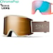 Snowboard Goggles Smith Squad XL chalk | cp sun black gold mirror+cp storm blue 2025