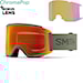 Snowboardové okuliare Smith Squad XL fatigue green | cp ed red mirror+cp storm yellow 2026