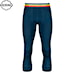 ¾ kalesony ORTOVOX 185 Rock'n'wool Short Pants deep ocean 2025